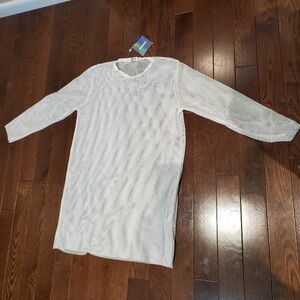 Oversized T-Shirt Dress Fishnet